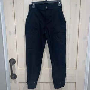 Express Straight Crop High Rise Utility Pants